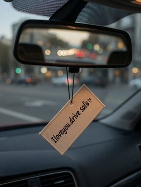 4/$20- I Love You, Drive Safe Decal Sticker In Black Text